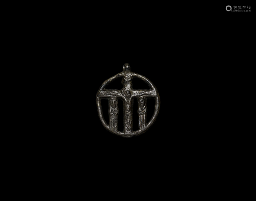 Medieval Calvary Pilgrim's Pendant