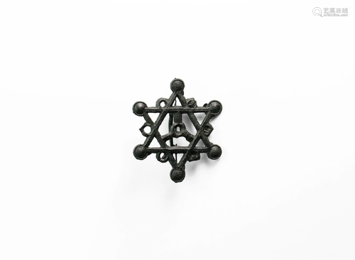 Medieval Bethlehem Star Pilgrim's Badge