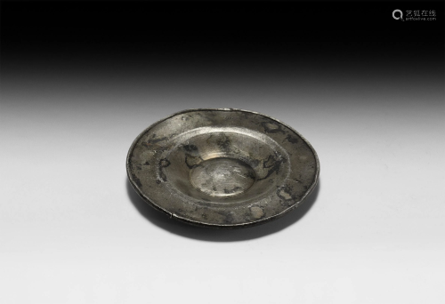 Tudor Pewter Toy Plate