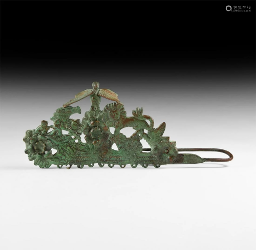 Large Brooch with Animals