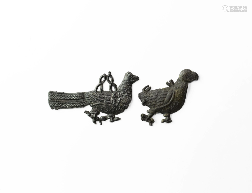 Medieval Bird Pilgrim's Badge Group
