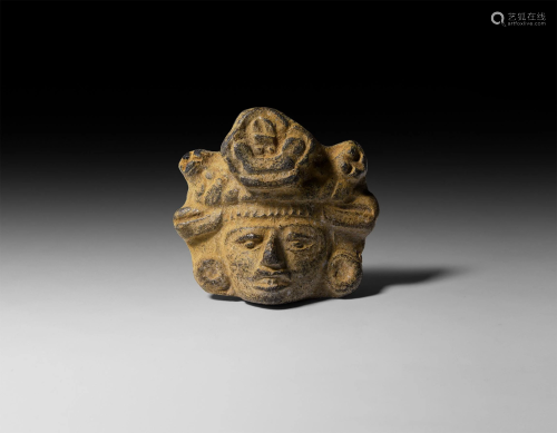 Pre-Columbian Head of a Deity