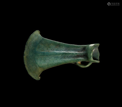 Bronze Age Truncated British Looped Palstave Axehead
