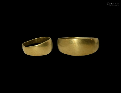 Medieval Tapered Gold Ring