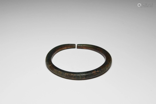 Bronze Age Decorated Arm Ring
