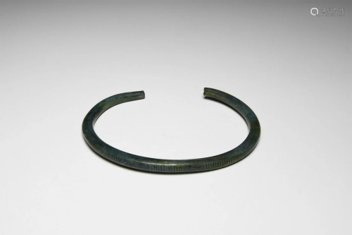 Bronze Age Decorated Arm Ring