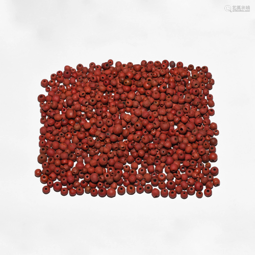 Red Jasper-Coloured Bead Collection