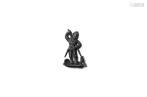 Medieval Saint George and Dragon Figurine