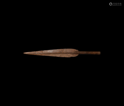 Iron Age Celtic Socketted Spearhead