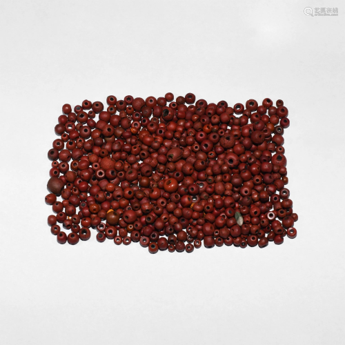 Red Jasper-Coloured Bead Collection