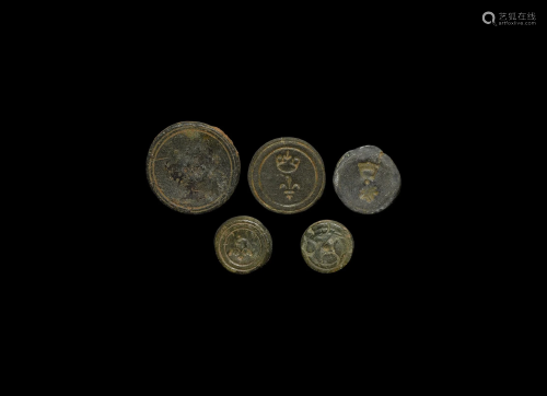 Tudor Gold Coin Weight Collection