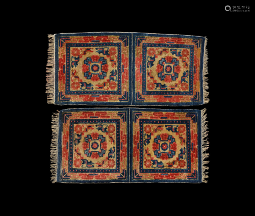 Tibetan Antique Rug Pair