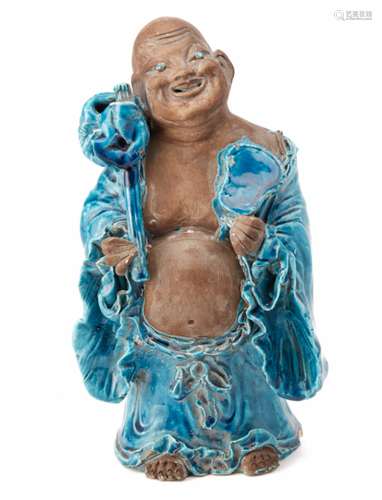 A SHIWAN FIGURE OF A MONK