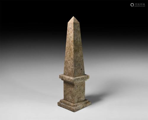 Fossiliferous Limestone Obelisk