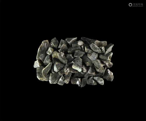 50 Black Obsidian Mineral Specimens