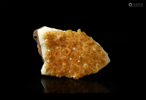 Large Citrine Crystal Display Section