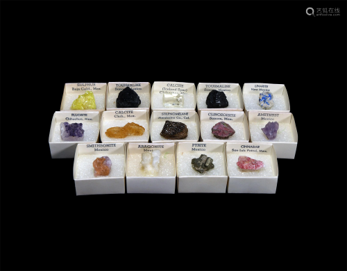 Historic Mexico and USA Mineral Collection