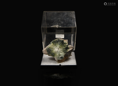 Historic USA Arkansas Wavellite Mineral Specimen