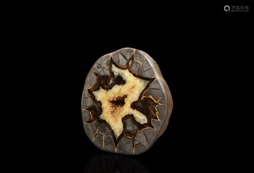 Large Septarian Egg Half