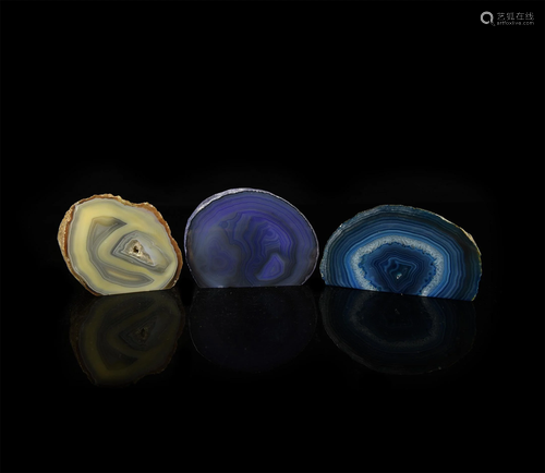 Large Cut and Polished Crystal Geode End Collection