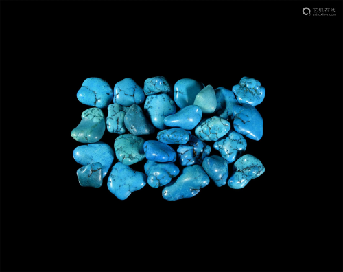 26 Blue Turquoise Mineral Specimens