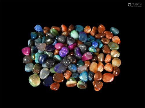 100 Mixed Polished Mineral Specimens