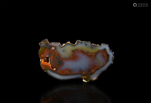 Polished Agate End Mineral Specimen