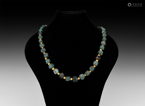 Green Jasper Bead Necklace