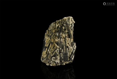 Tourmaline on Quartz Mineral Specimen