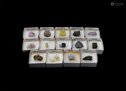 Historic Mexico and California Mineral Collection