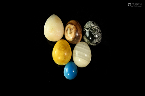 Polished Mineral Egg Group