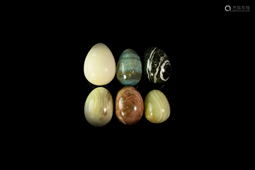 Polished Mineral Egg Group