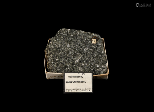 Historic Scotland Lugar Ayrshire Teschenite Mineral