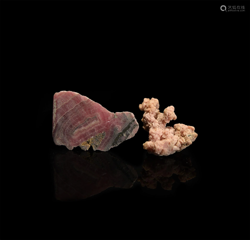 Rhodochrosite Mineral Specimen Group