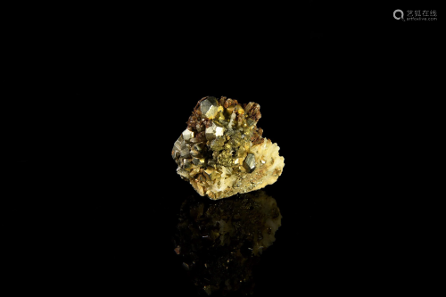 Peru Pyrite Fool's Gold Mineral Specimen