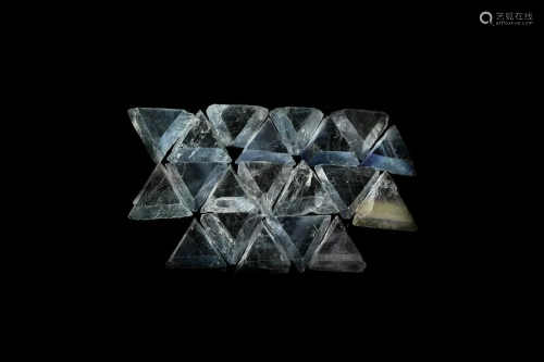 China Fluorite Triangle Mineral Specimens