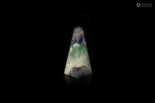 Large Fluorite Obelisk Mineral Specimen