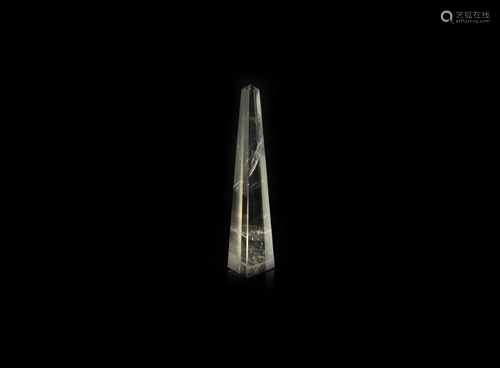 Large Quartz Crystal Obelisk