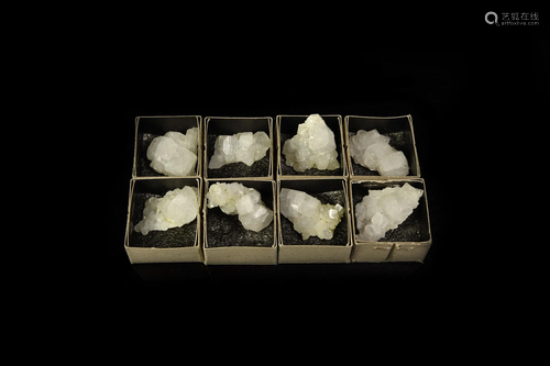 Halite Crystal Mineral Specimen Group