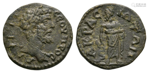 Septimius Severus - Lydia - Asklepios Bronze