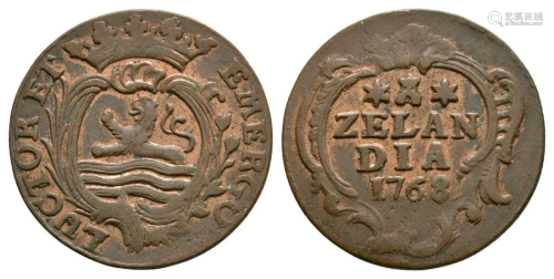 Netherlands - Zeeland - 1768 - Duit