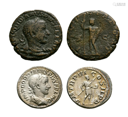 Gordian III - Denarius and As [2]