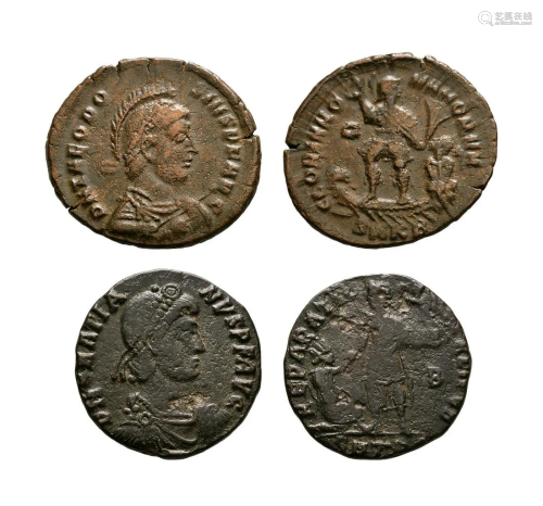Gratian and Theodosius - Bronzes [2]