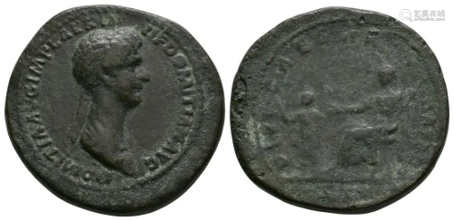 Domitia - Replica Sestertius