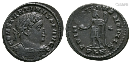 Constantine I - London - Emperor Standing Follis
