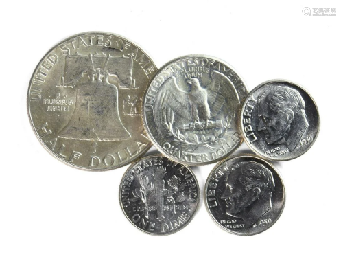 USA - Dimes, Quarter Dollar and Half Dollar [5]