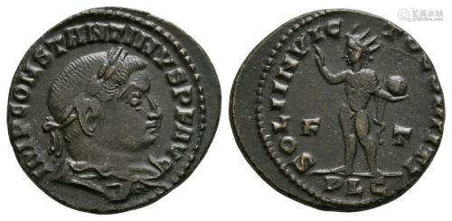 Constantine I (the Great) - Emperor Standing Follis