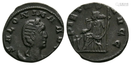 Salonina - Empress Seated Antoninianus