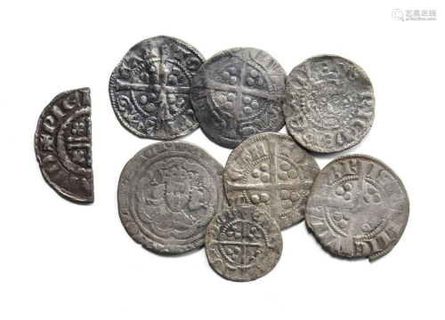 Henry II to Edward III - Pennies and Halfgroat [8]