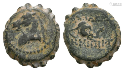 Seleukid - Demetrius I Soter - Horse Head Bronze